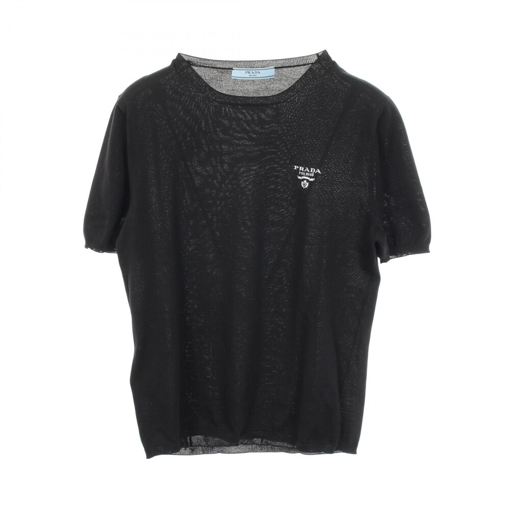 Prada Logo Short Sleeve Knit Silk #271343P76B